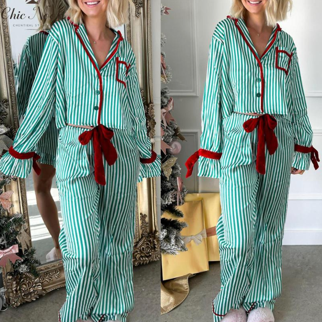 Womens Striped Pajama