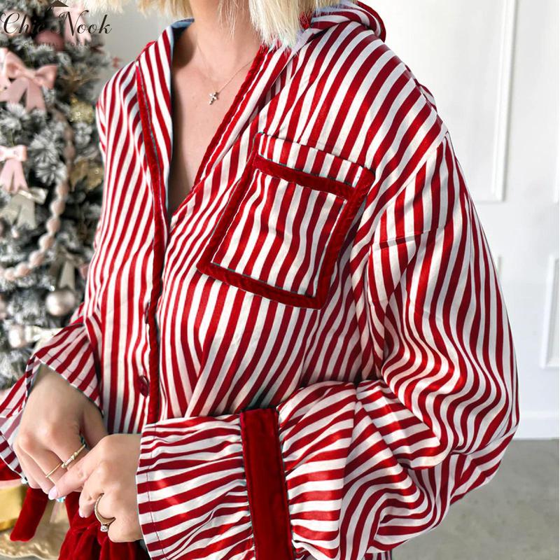 Womens Striped Pajama